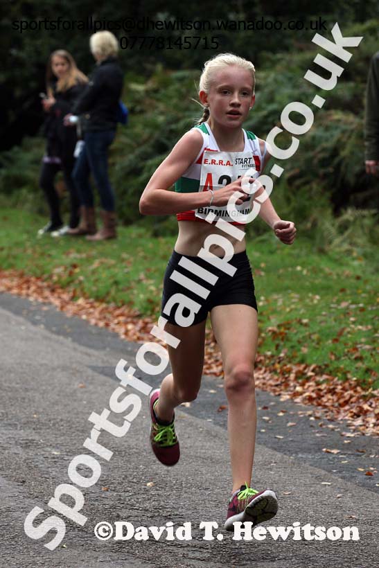 Girls under-13s ERRA Road Relays, Sutton Coldifield, Birmingham. Photo: David T. Hewitson/Sports for All Pics